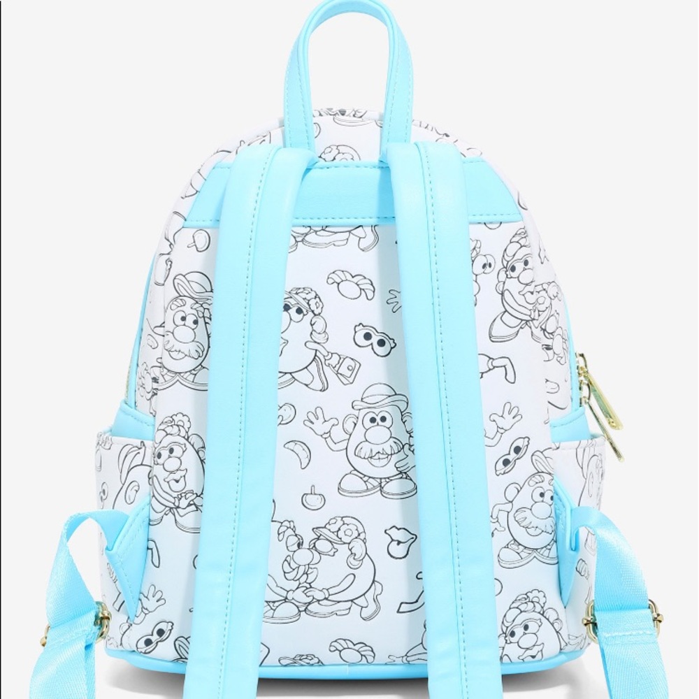 NWT Loungefly Mr and Mrs potato head mini backpack - Picture 2 of 4